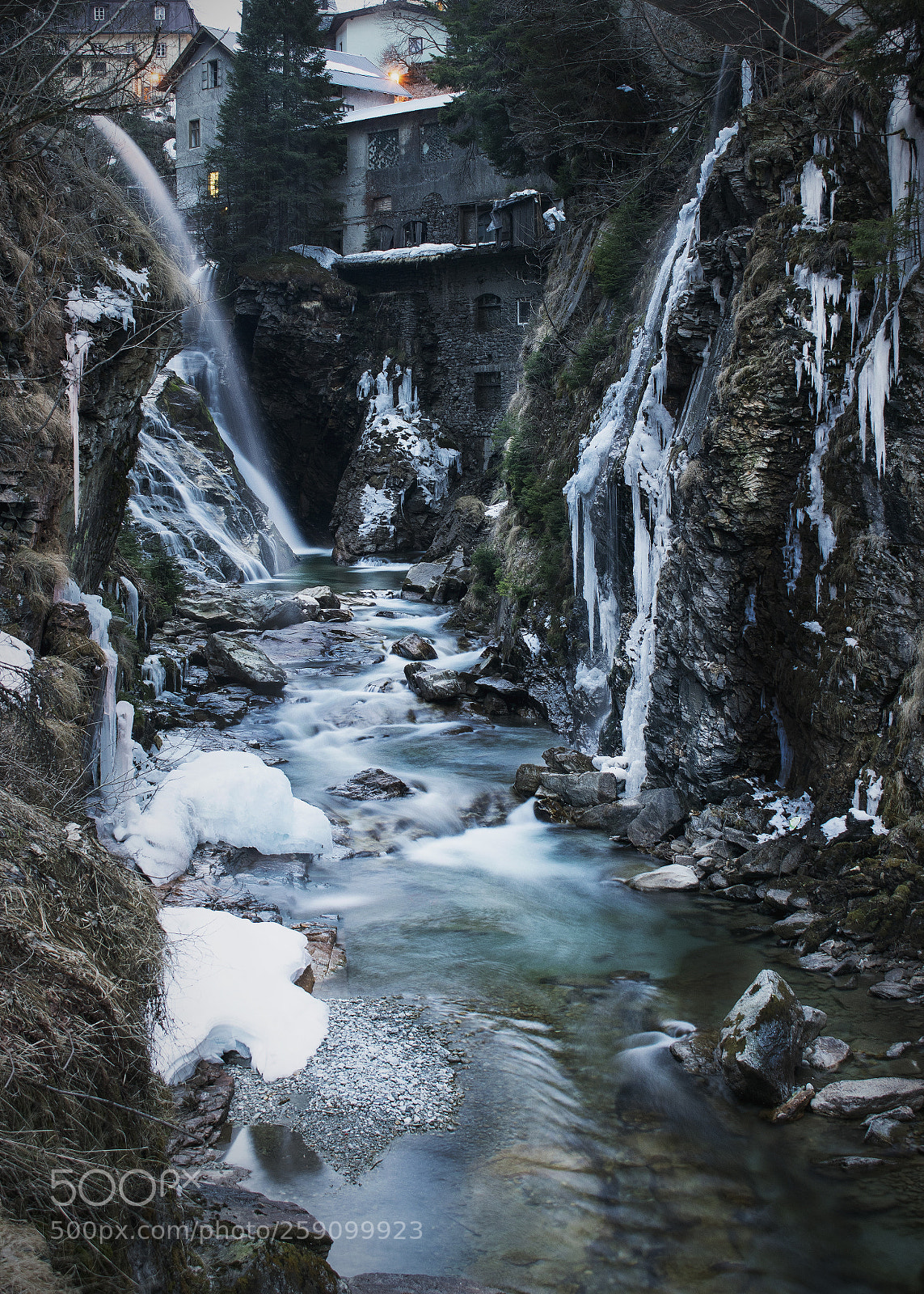 Nikon D5300 sample photo. Bad gastein waterfall in photography