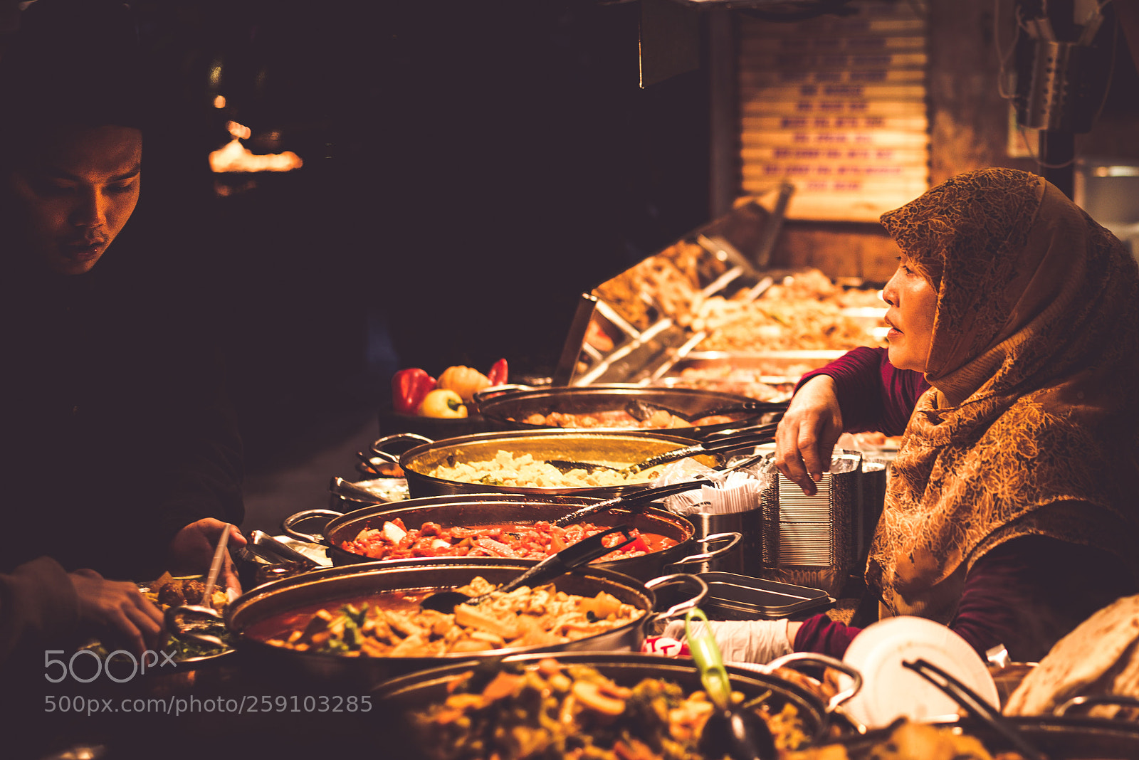 Nikon D610 sample photo. Camden food market photography