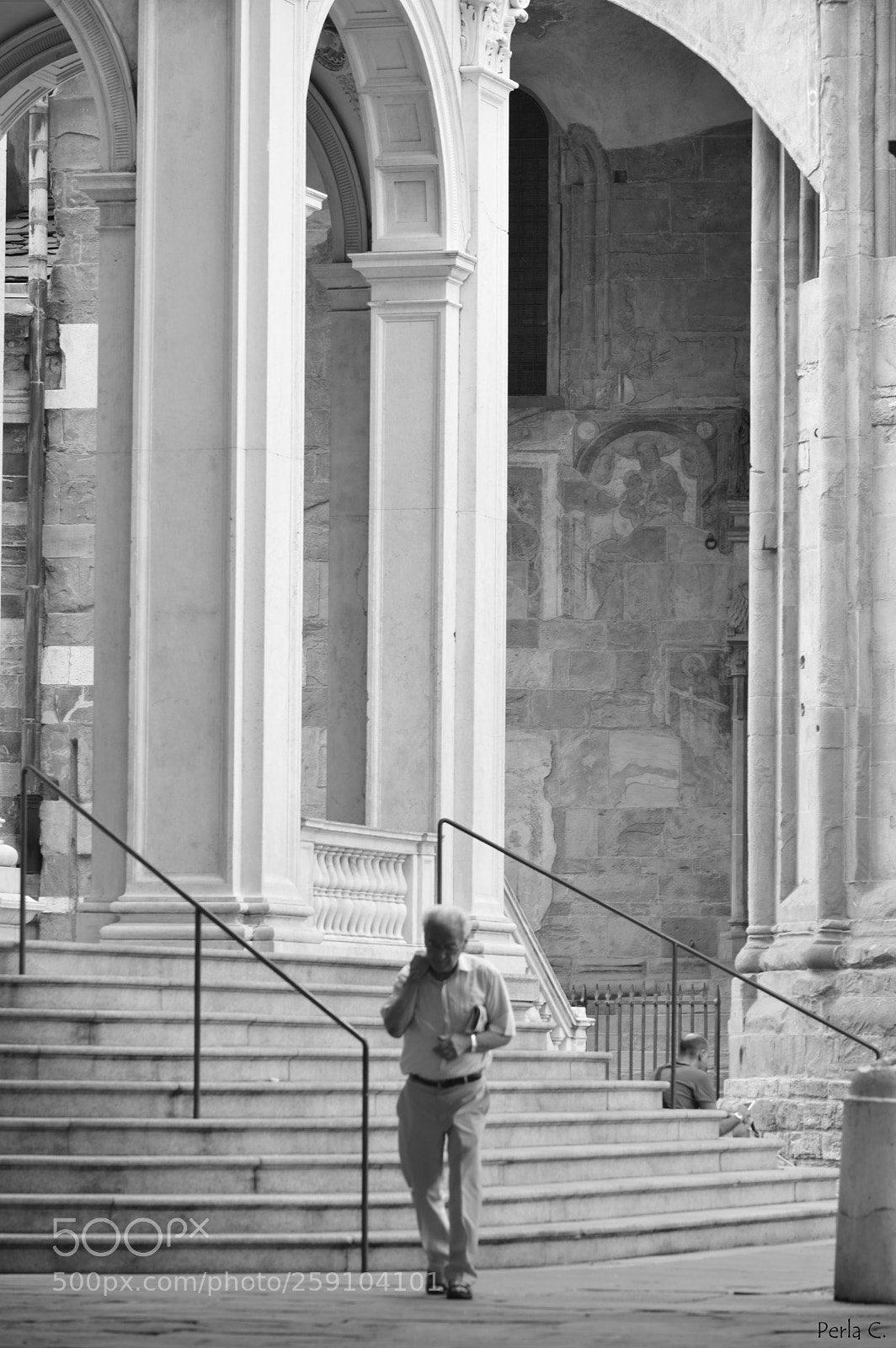 Nikon D3200 sample photo. Old man and arches photography