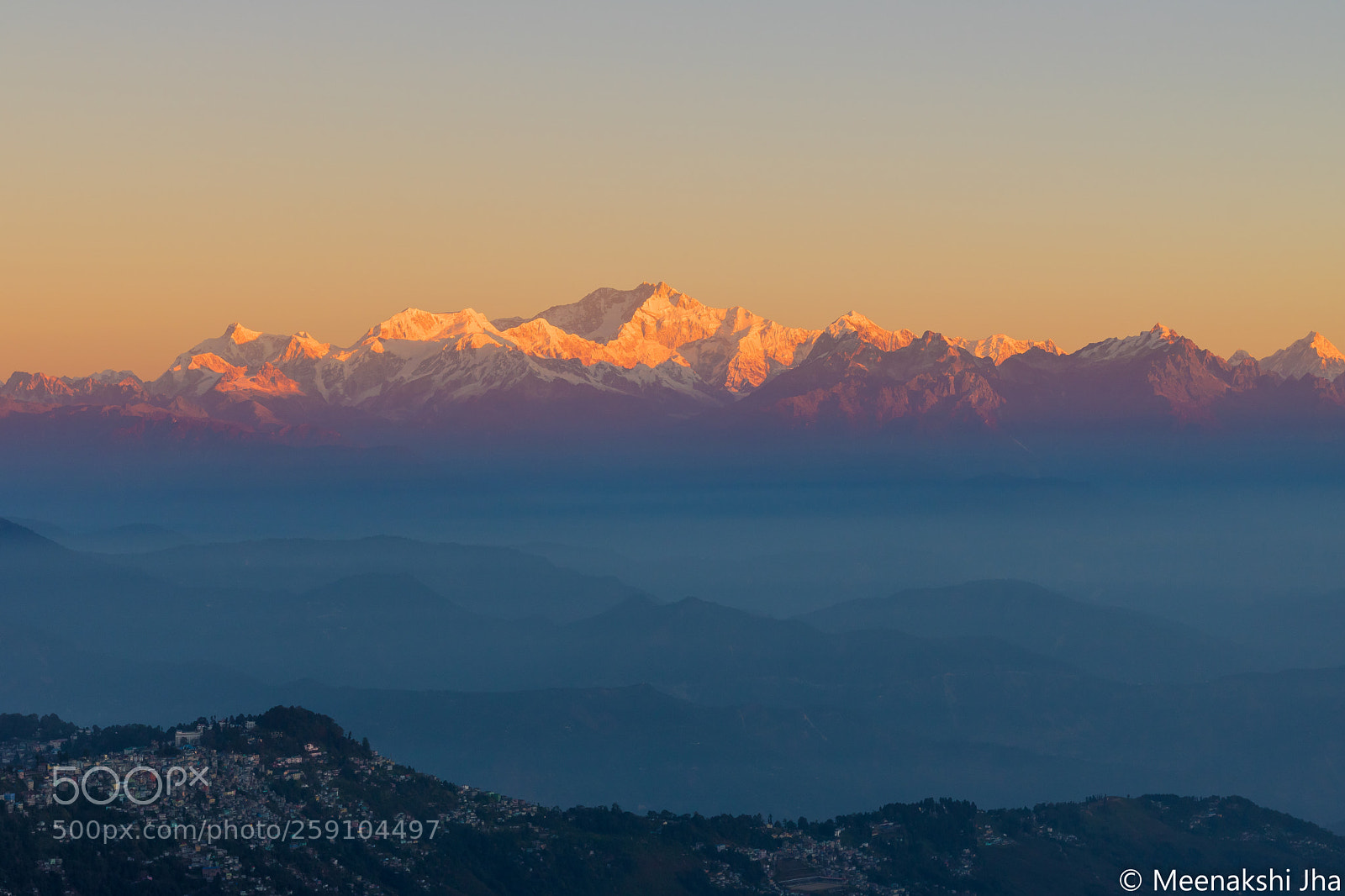 Canon EOS 760D (EOS Rebel T6s / EOS 8000D) sample photo. Sunrise @ mighty kangchenjunga photography