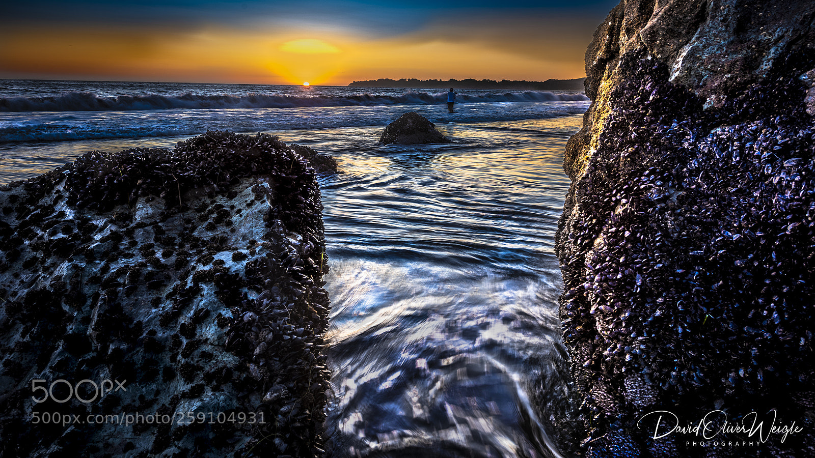 Nikon D810 sample photo. Stinson beach sunset #34 photography