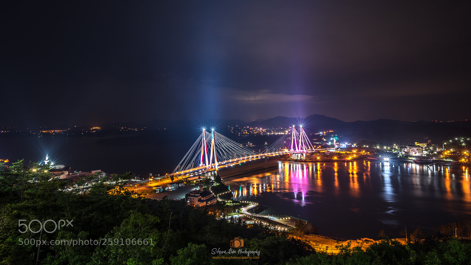 Nikon D810 sample photo. Jindo bridge photography