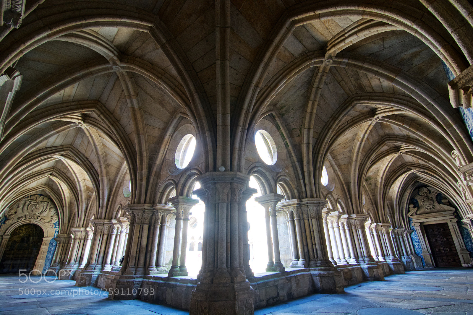 Nikon D7100 sample photo. The cloisters at porto photography