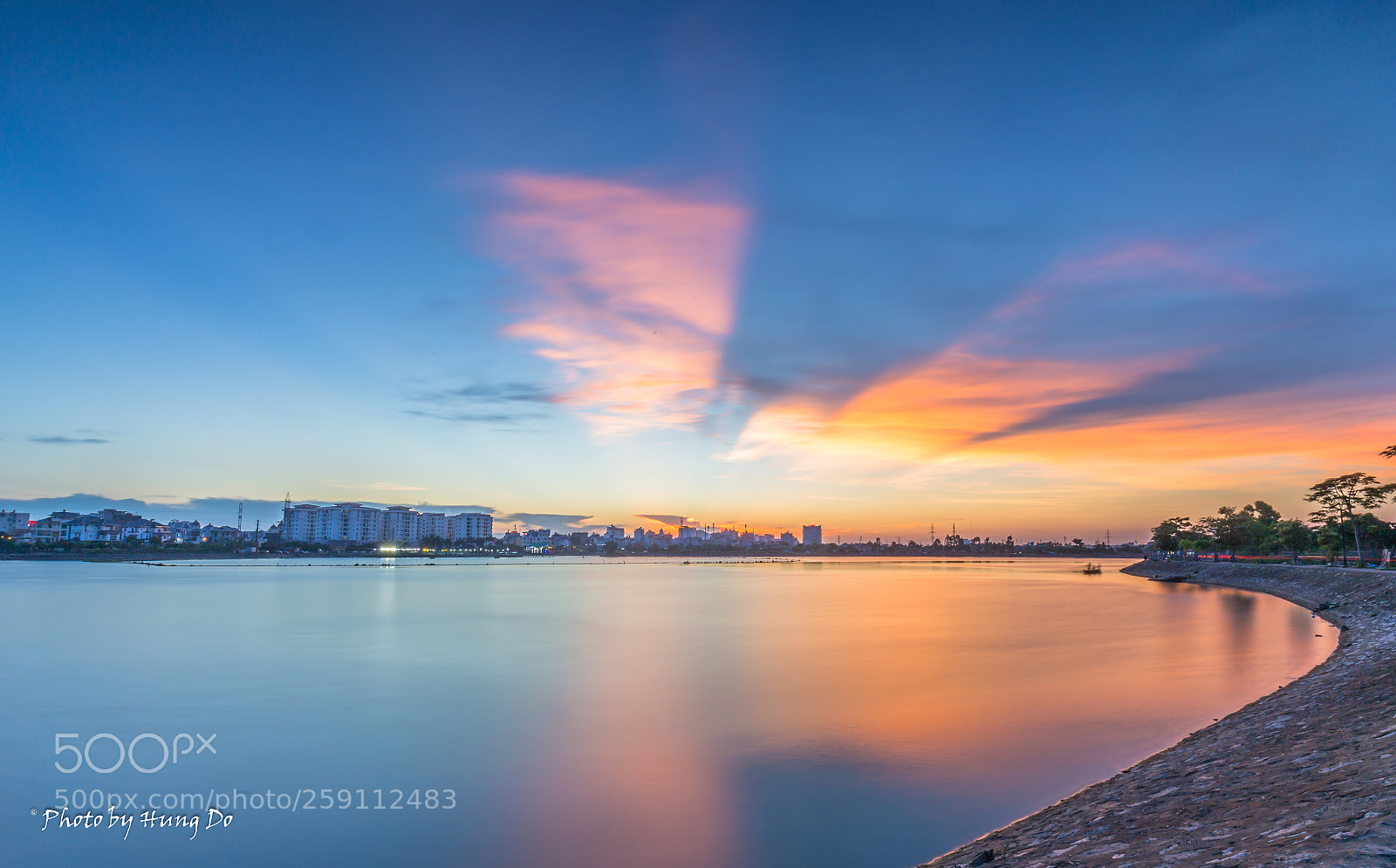 Canon EOS 6D sample photo. Sunset by the pond photography