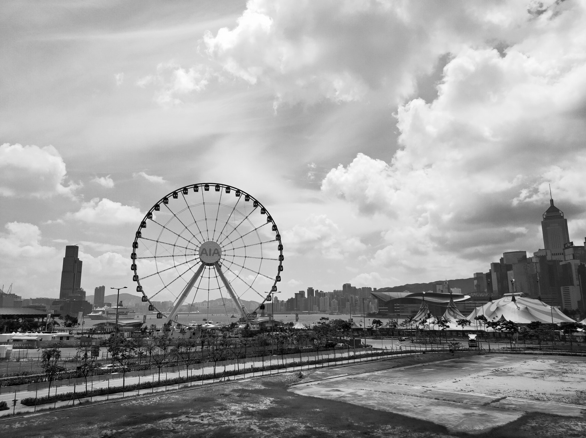 Xiaomi Mi Note 3 sample photo. Ferris wheel of hk photography