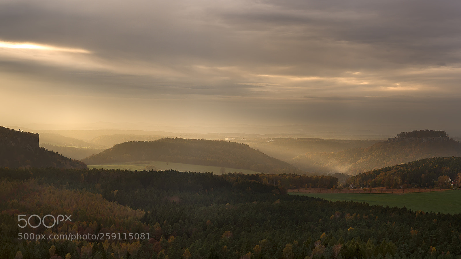 Pentax K-1 sample photo. Sunset at papststein, gohrich photography