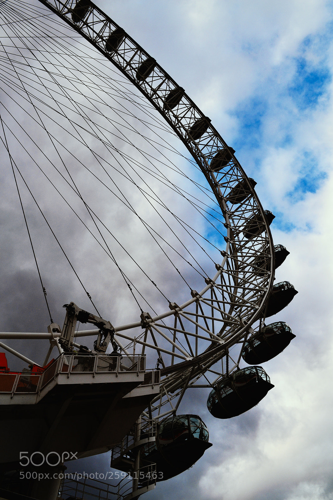 Nikon D3100 sample photo. London eye photography