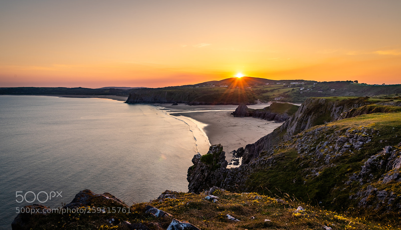Nikon D750 sample photo. Three cliffs bay photography