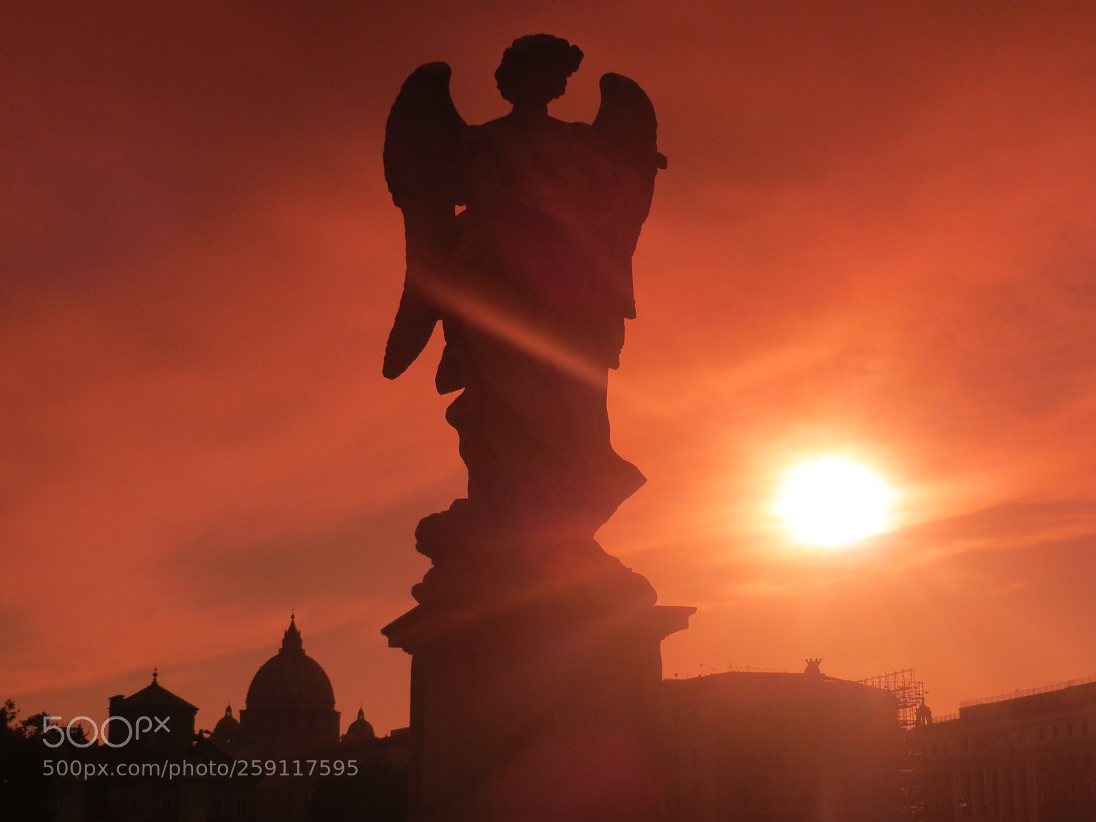 Canon PowerShot SX240 HS sample photo. Rome. evening's angel... photography