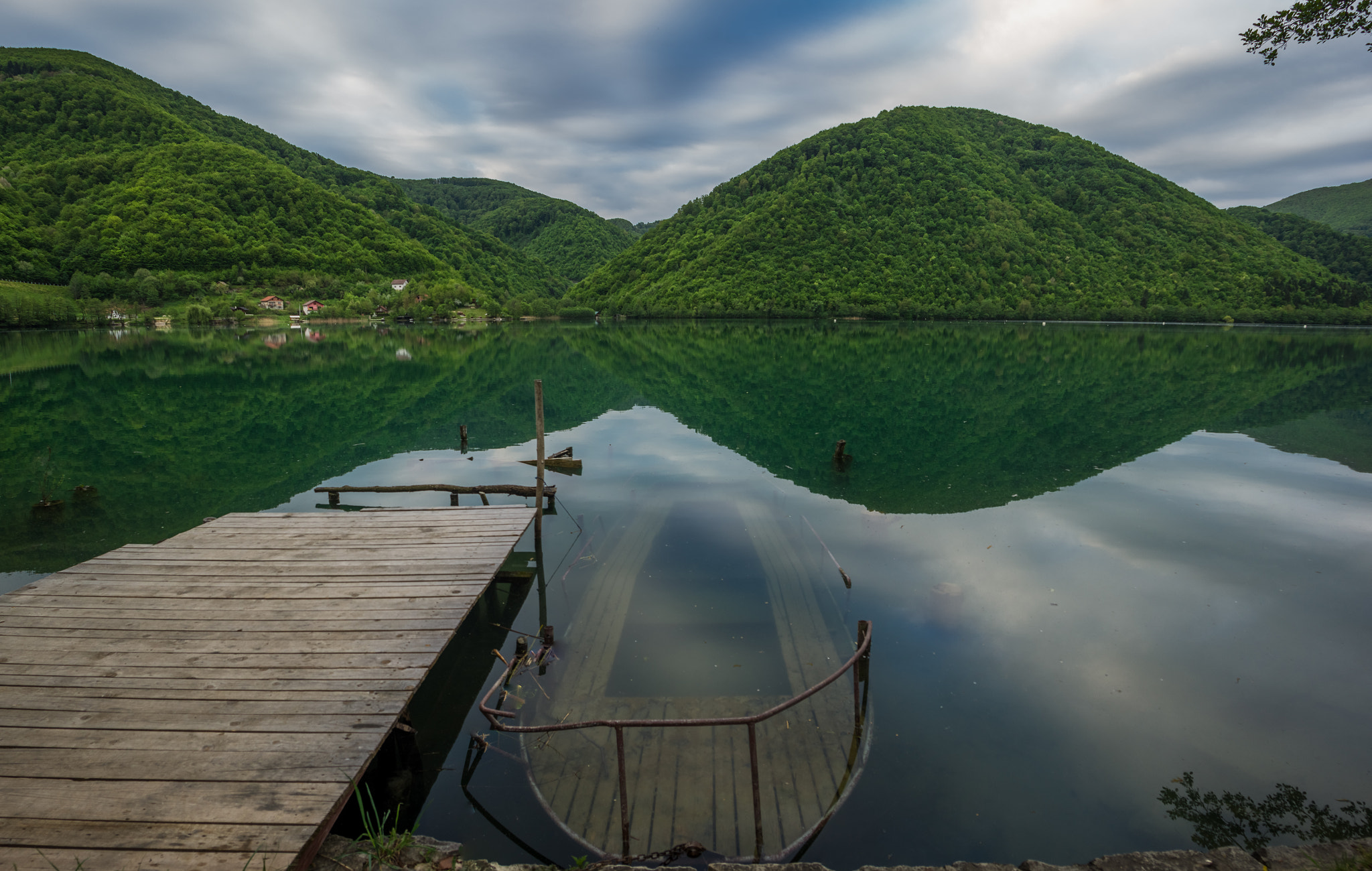 Sony Alpha NEX-7 sample photo. ''flooded boat'' photography