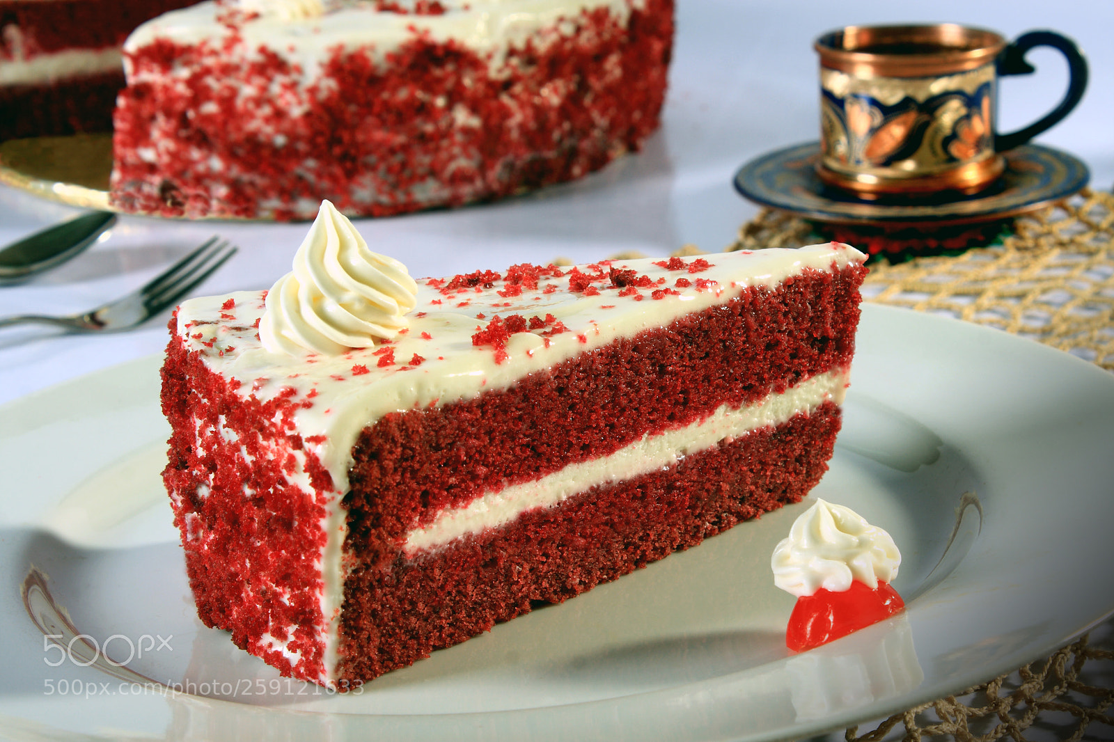 Canon EOS 40D sample photo. Red cake photography
