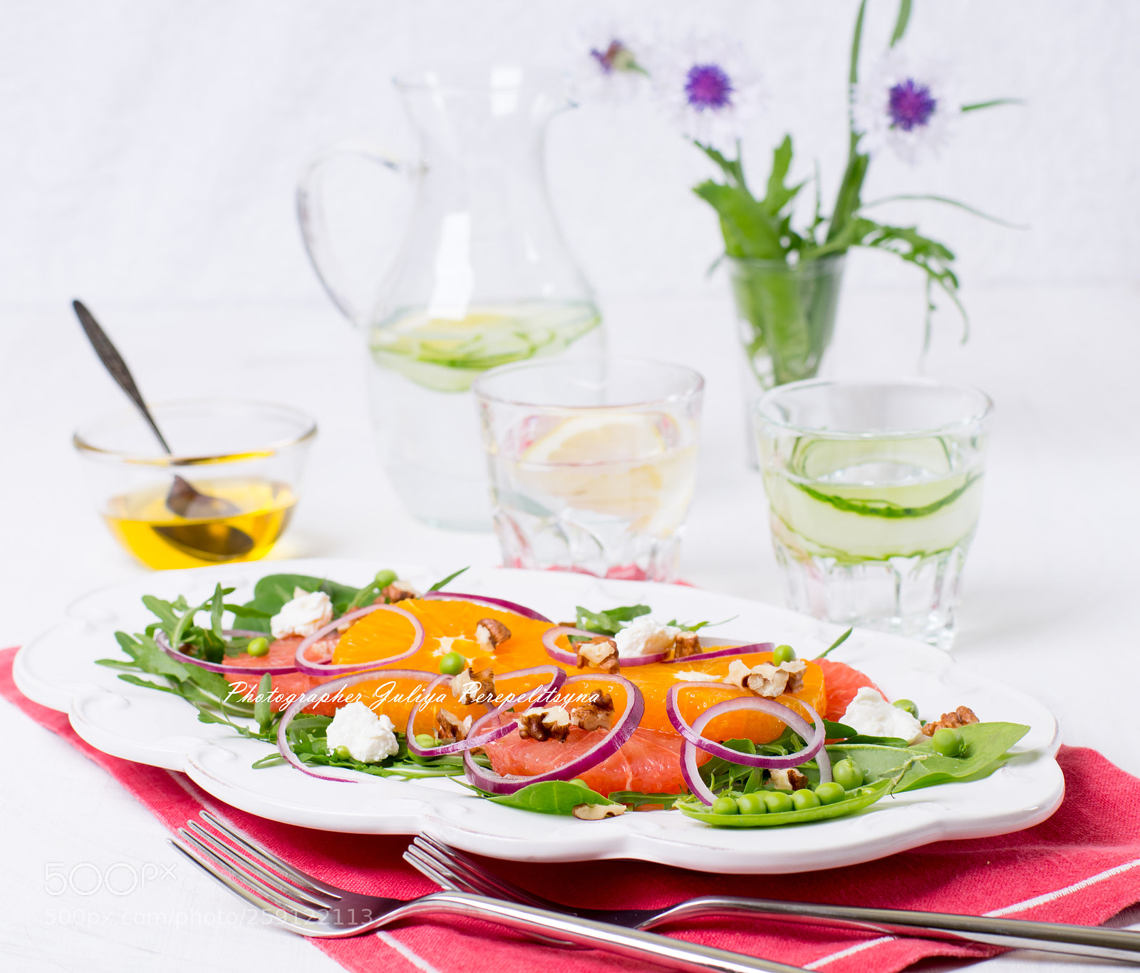 Sony SLT-A37 sample photo. Light orange-grapefruit salad photography