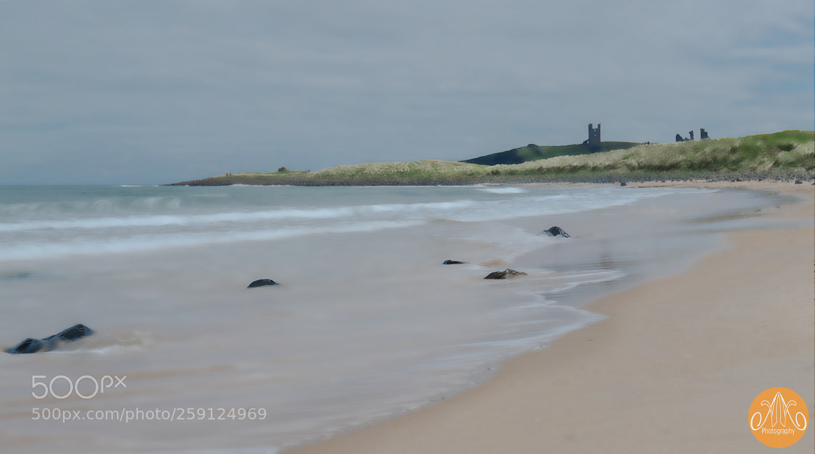Canon EOS 6D Mark II sample photo. View of dunstanbrough castle photography