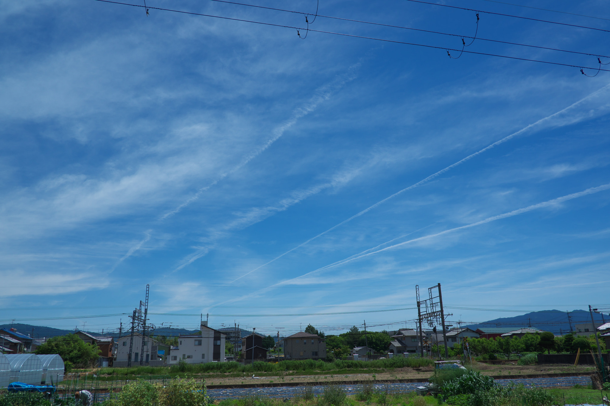 Fujifilm X-A3 sample photo. Contrail photography