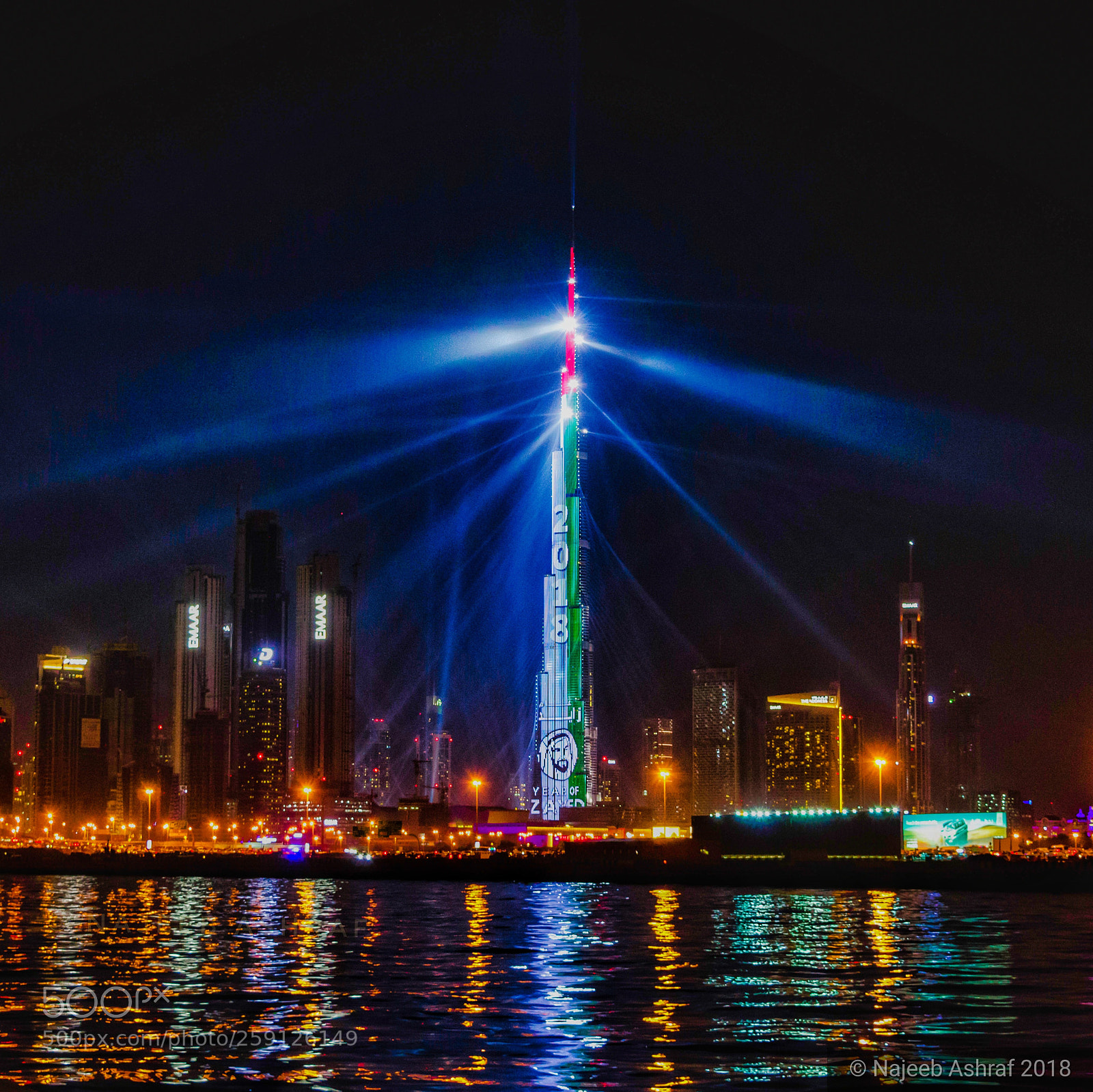 Nikon D3200 sample photo. Dubai burj khalifa tower photography