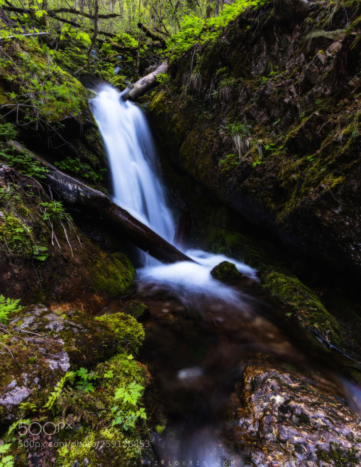 Canon EOS 80D sample photo. Waterfall in enchanted forest photography