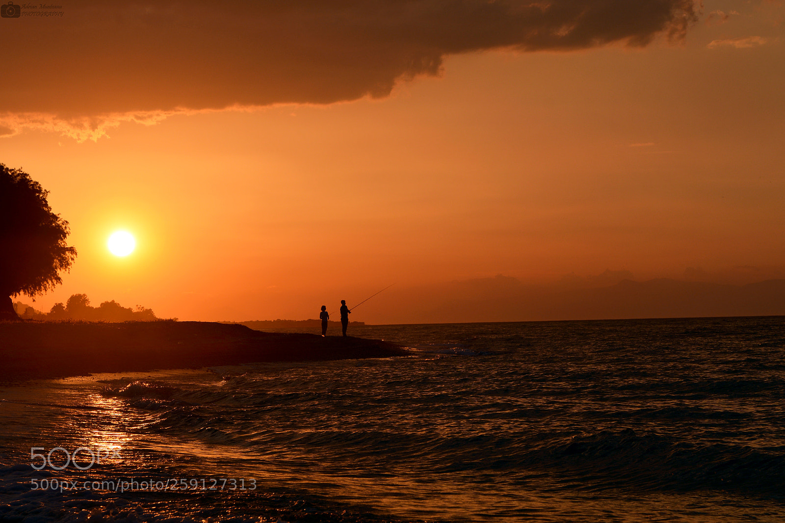 Nikon D7100 sample photo. Fishing at sunset photography