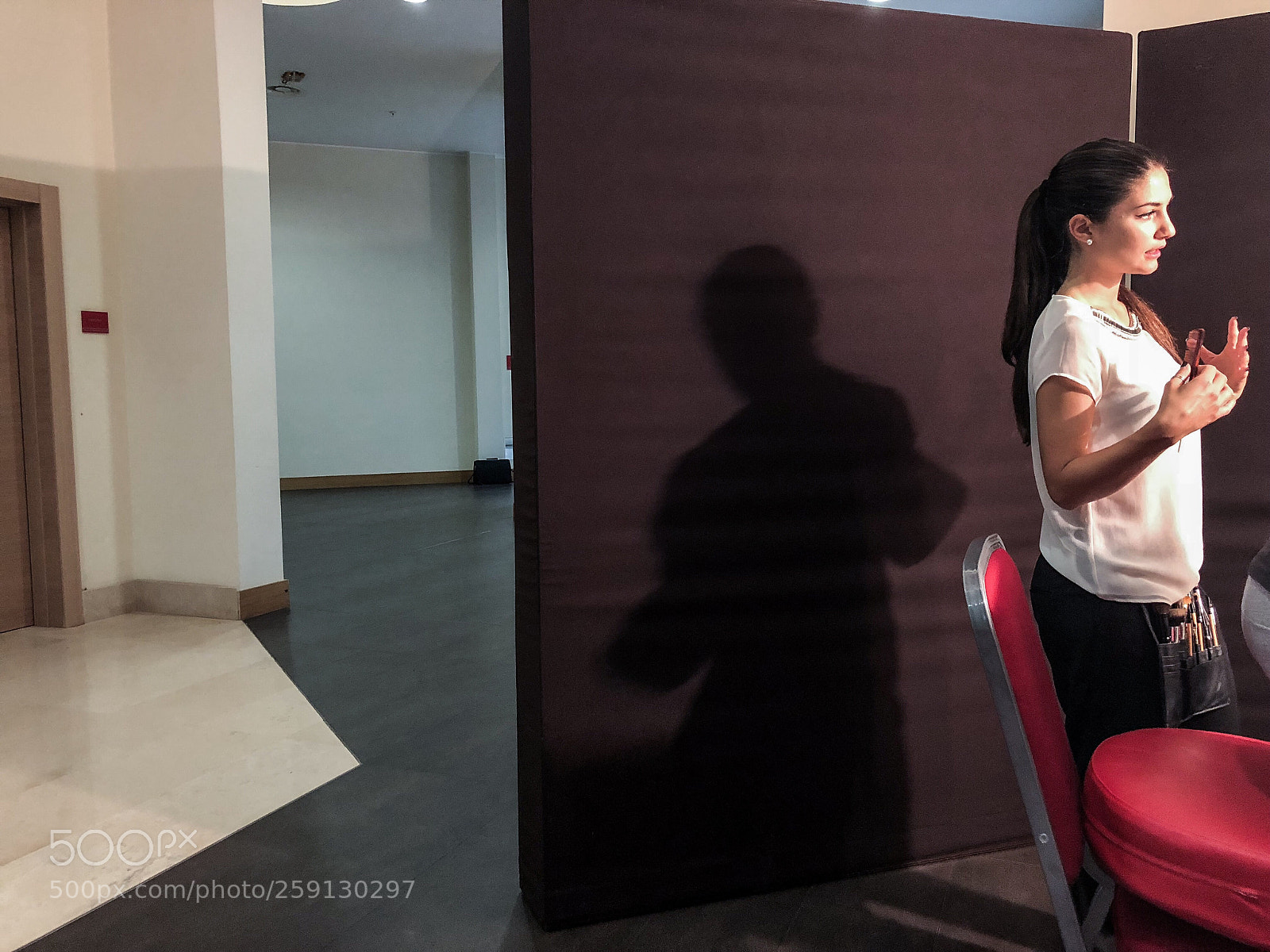Apple iPhone X sample photo. A moment before "ciak". photography