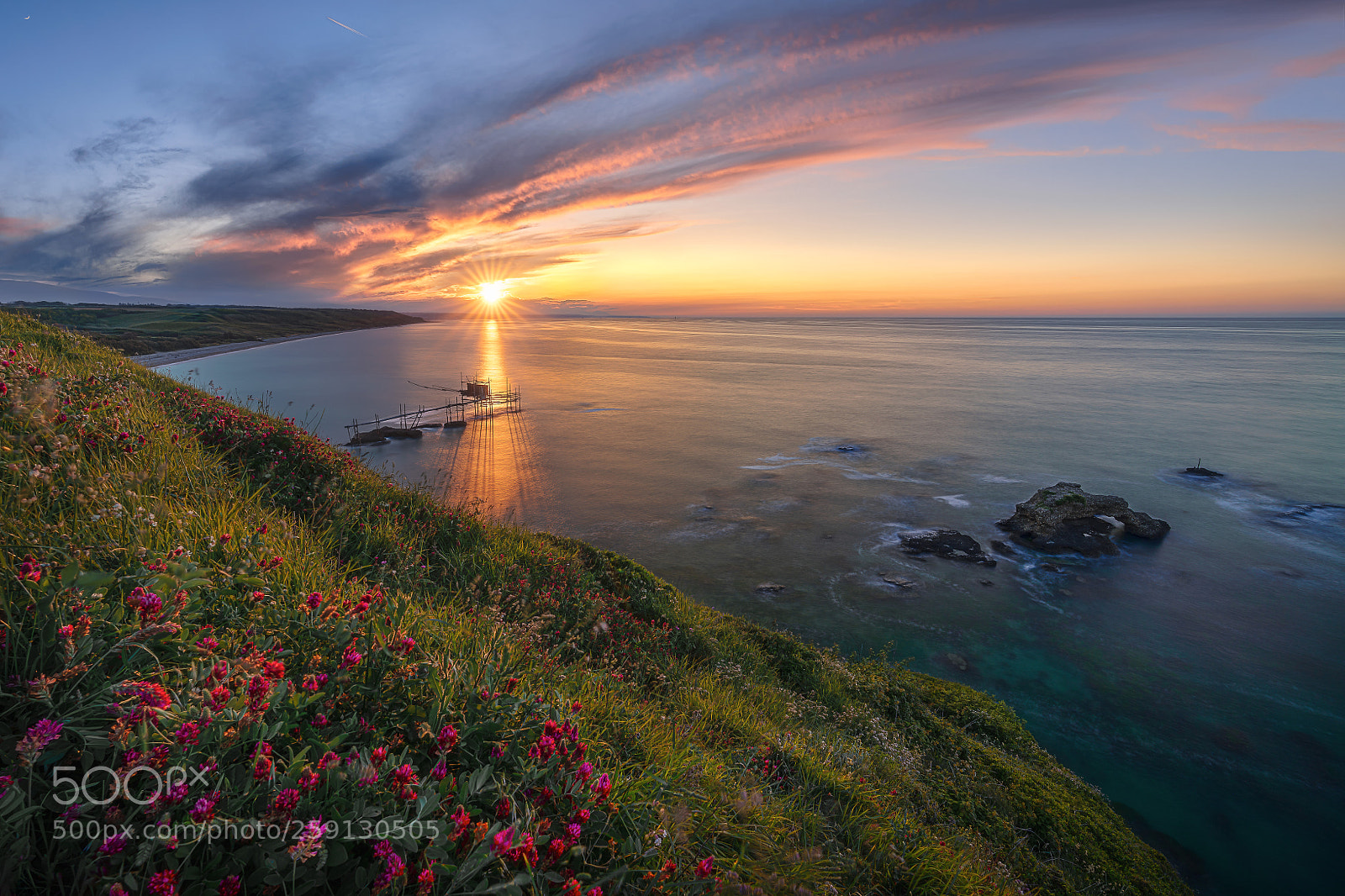 Sony a7R III sample photo. Tramonto a punta aderci photography