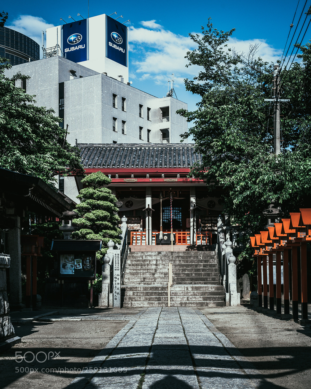 Sony a7R III sample photo. Maebashi hachiman shrin and photography