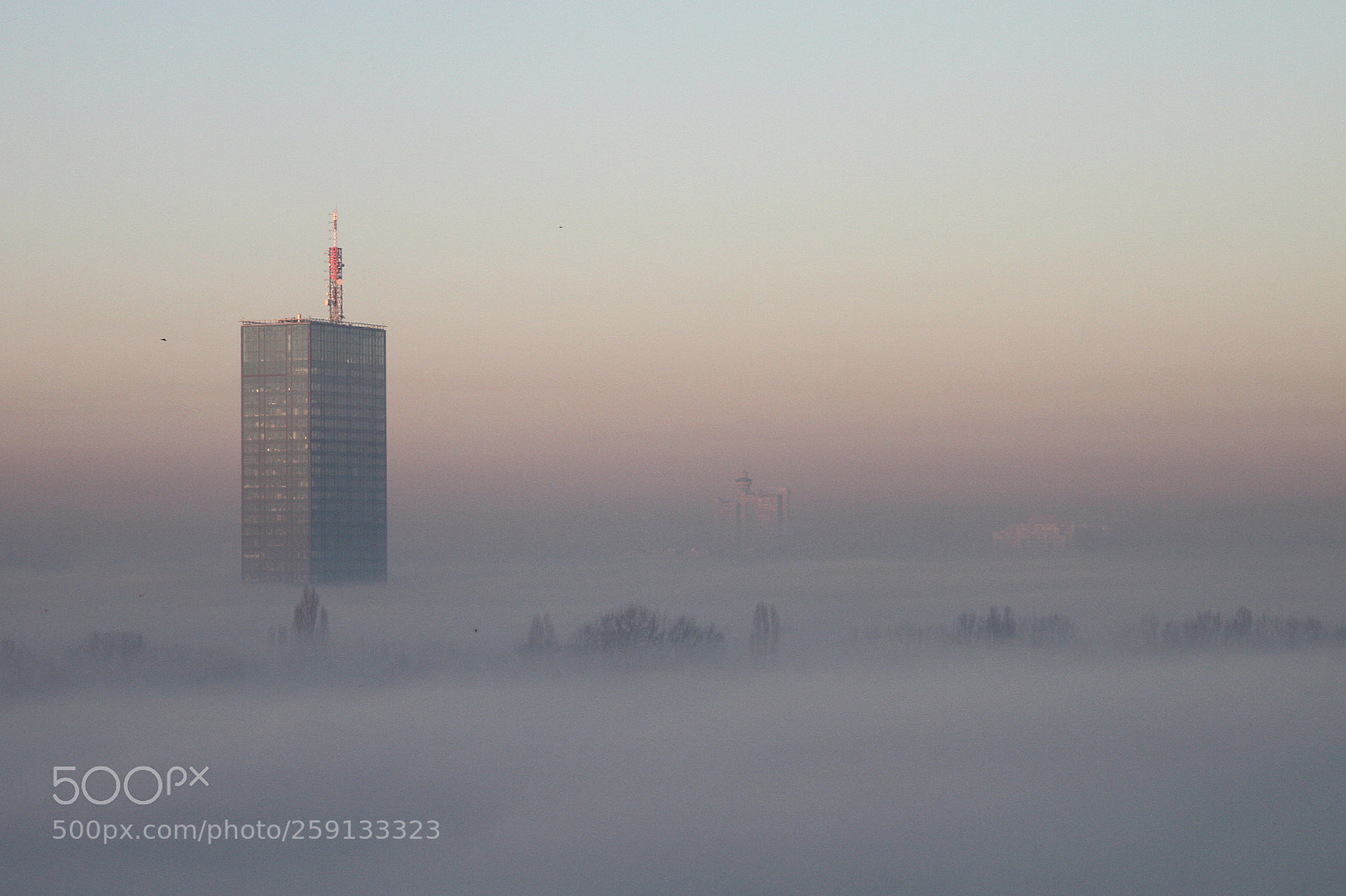 Canon EOS 7D sample photo. Winter dawn in belgrade photography