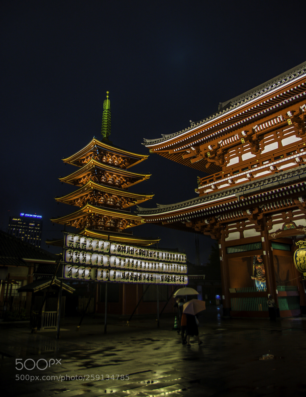 Nikon D7100 sample photo. Asakusa night photography