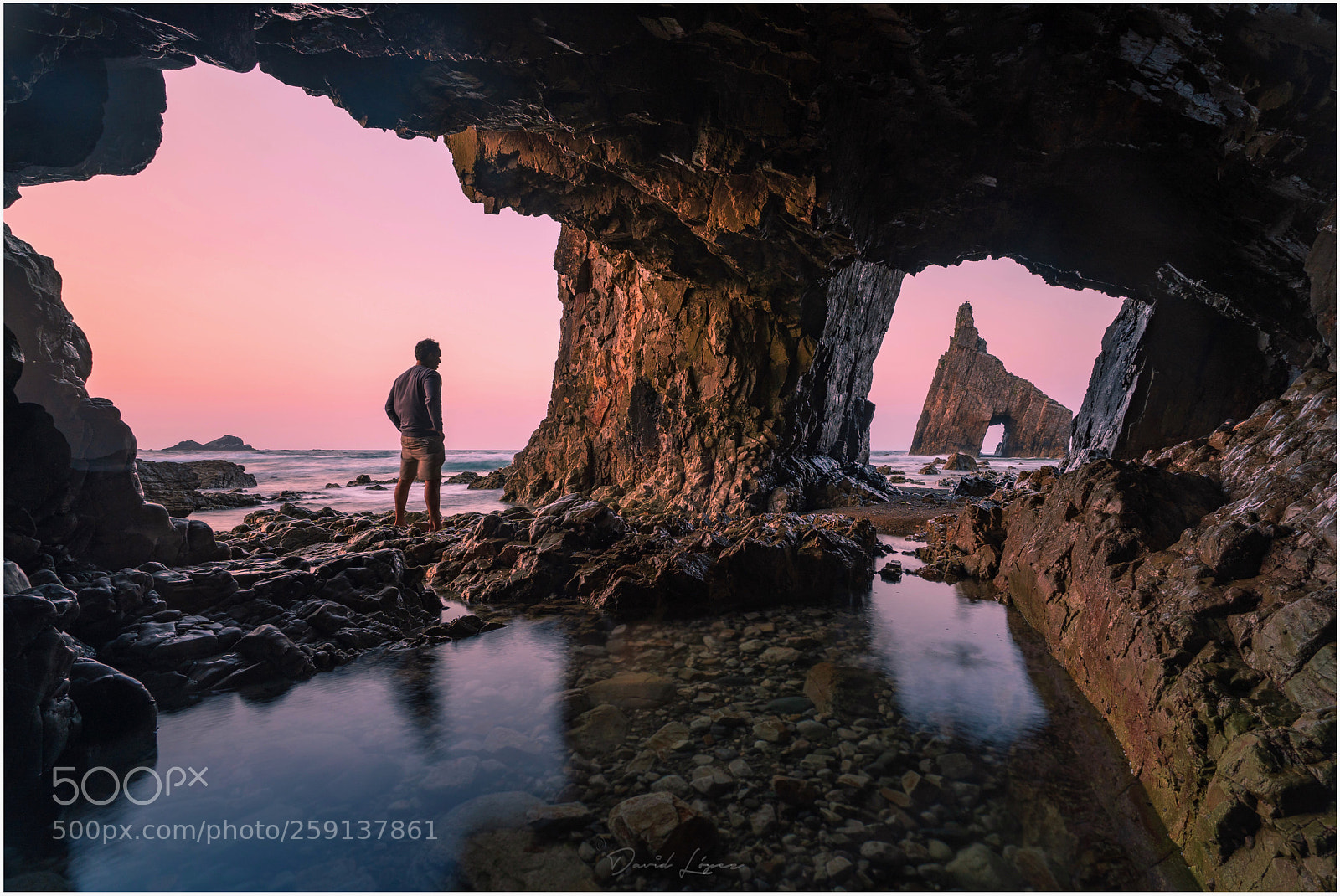 Sony a7 III sample photo. Selfie inside the cave photography