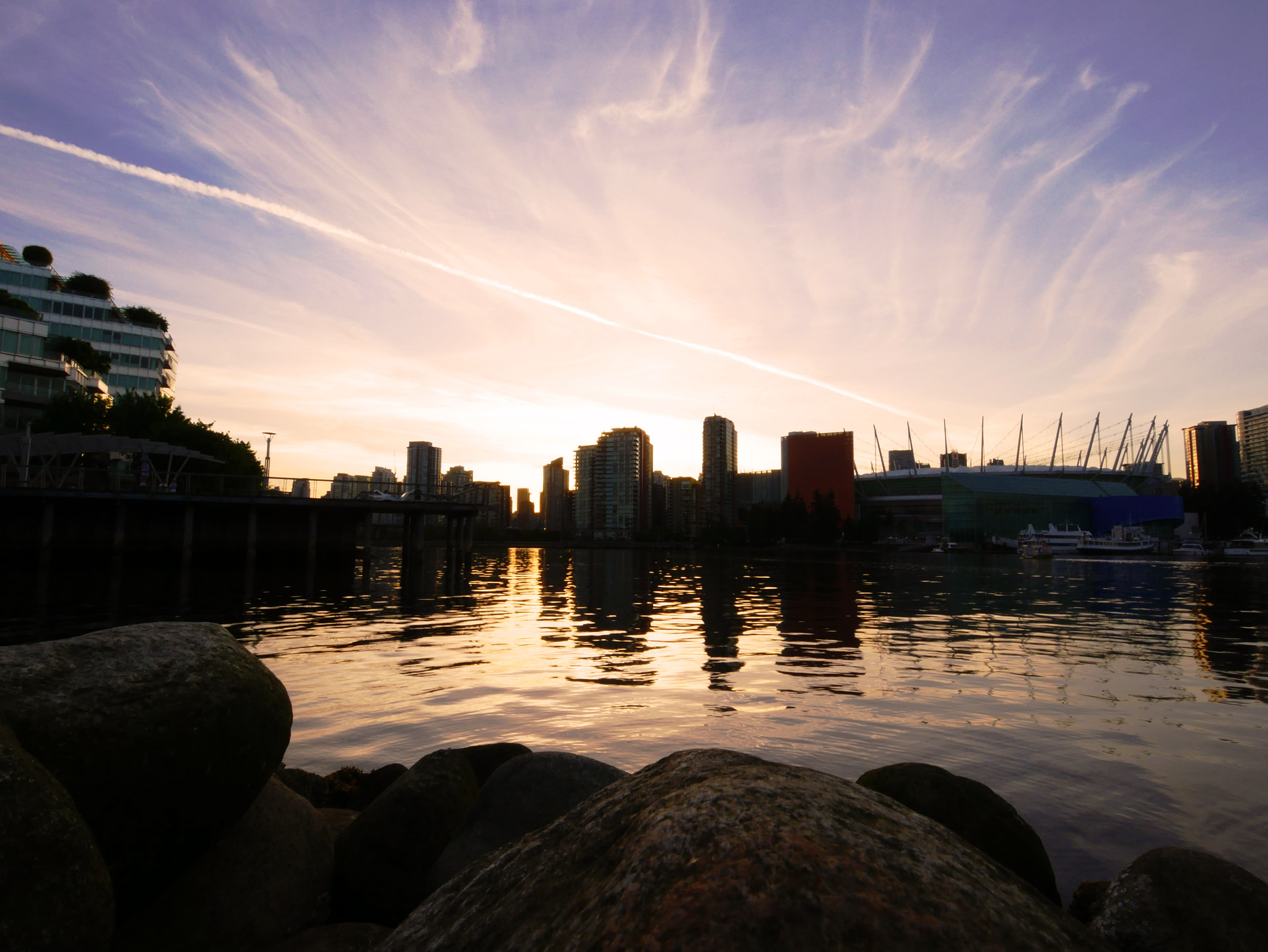 Panasonic DMC-G81 sample photo. Vancouver sunset city photography