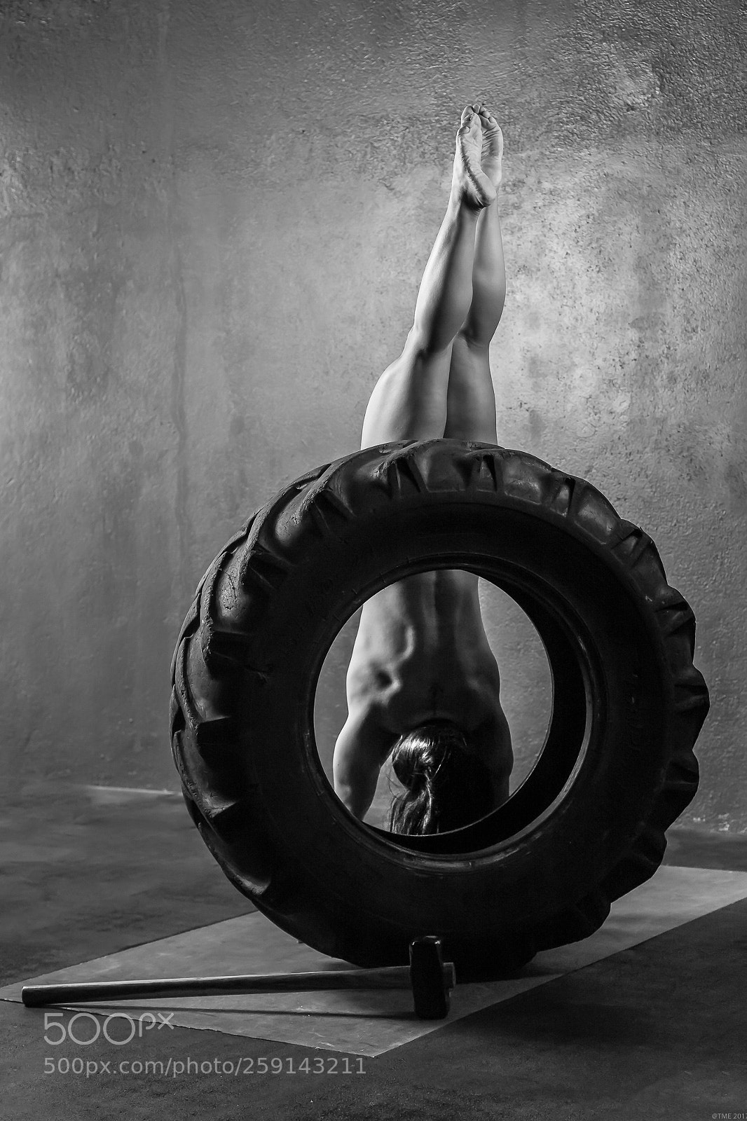 Canon EOS 6D Mark II sample photo. Naked handstand photography