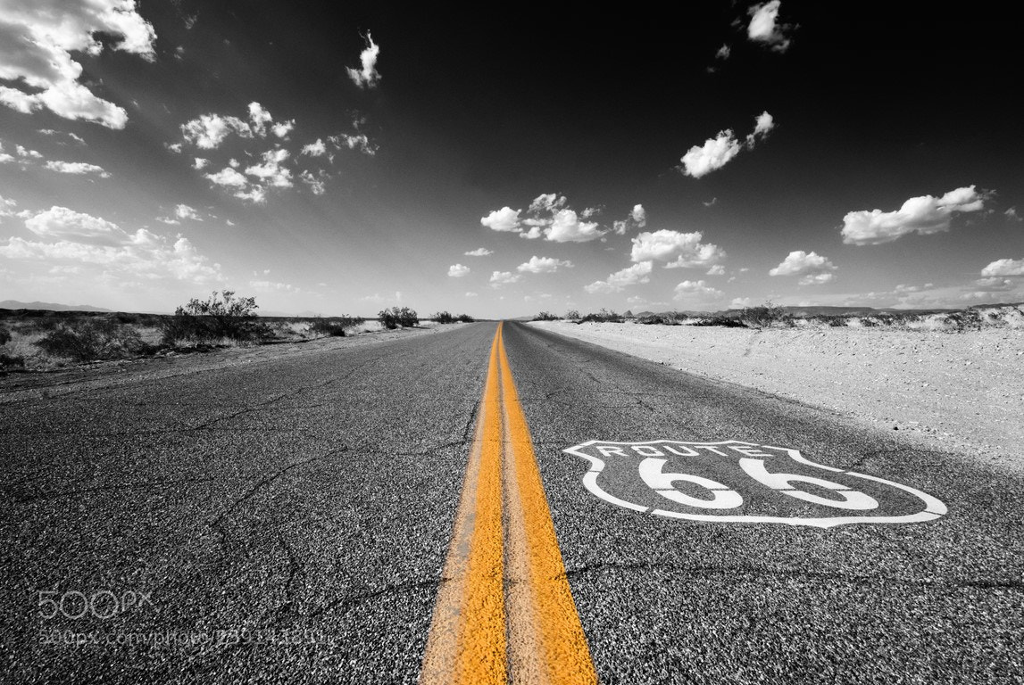 Nikon D80 sample photo. Route 66 photography