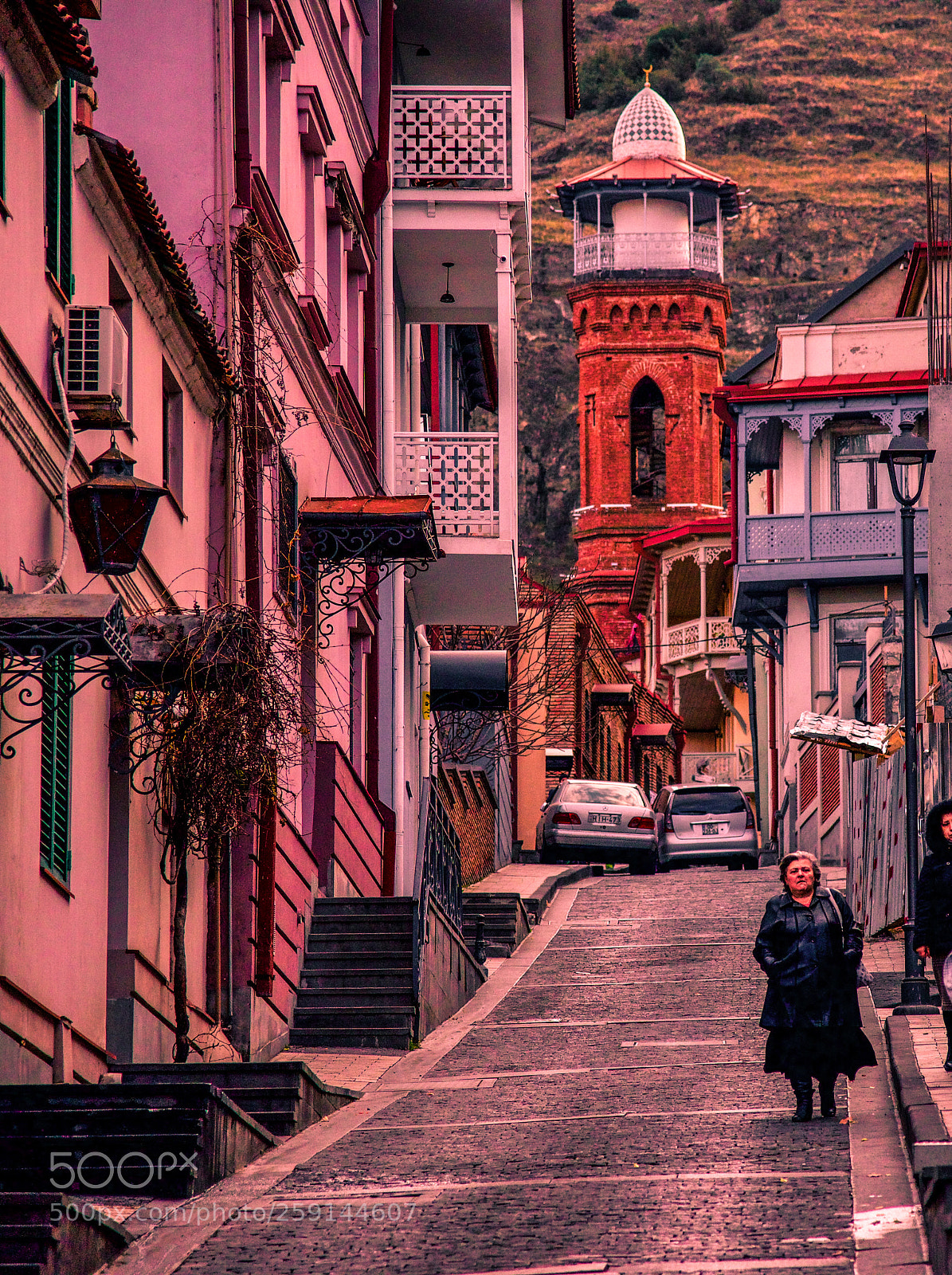 Nikon D610 sample photo. Red tower photography