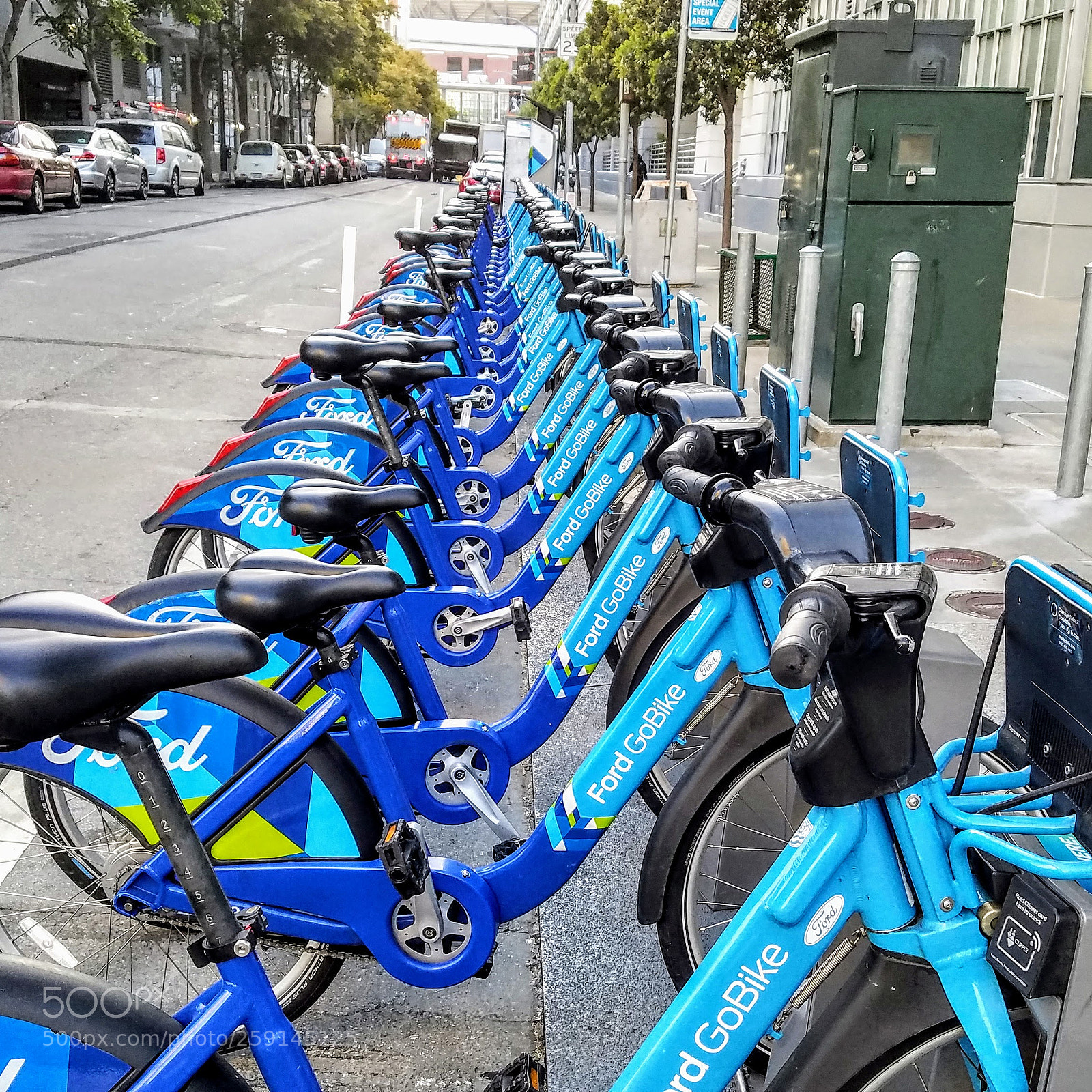 Samsung Galaxy S7 Edge sample photo. Ford gobike photography