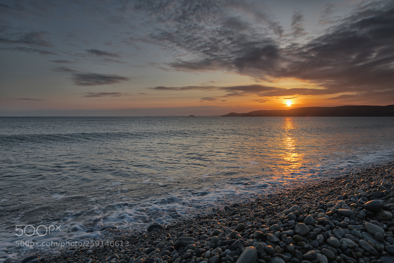 Nikon D850 sample photo. Sunset over st davids photography