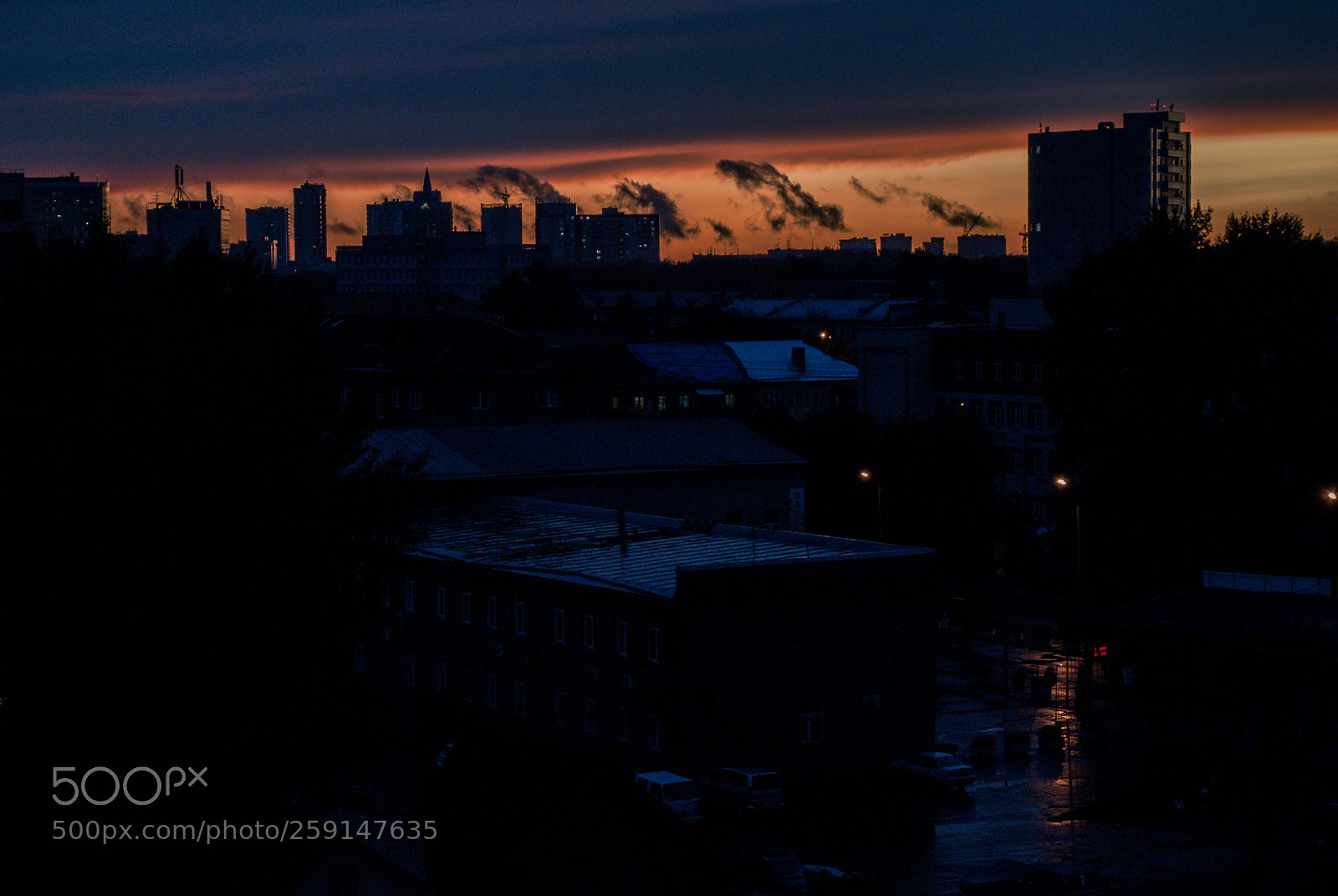 Nikon D3000 sample photo. Очертания города photography