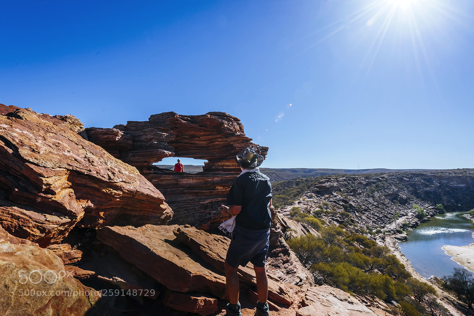 Nikon D810 sample photo. Nature's window - kalbarri photography