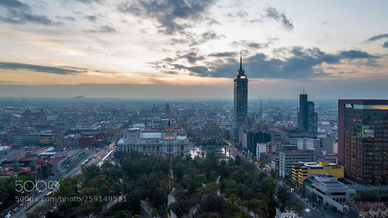 DJI FC220 sample photo. Alameda en la ciudad photography