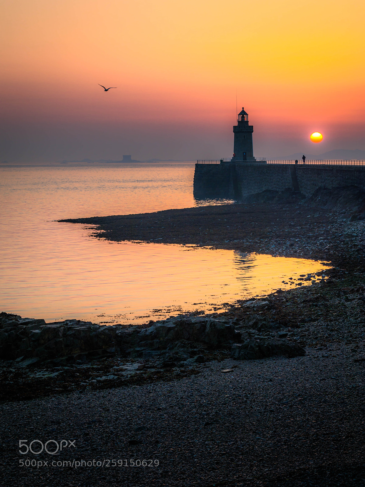 Canon EOS 5D Mark IV sample photo. St peter port sunrise photography