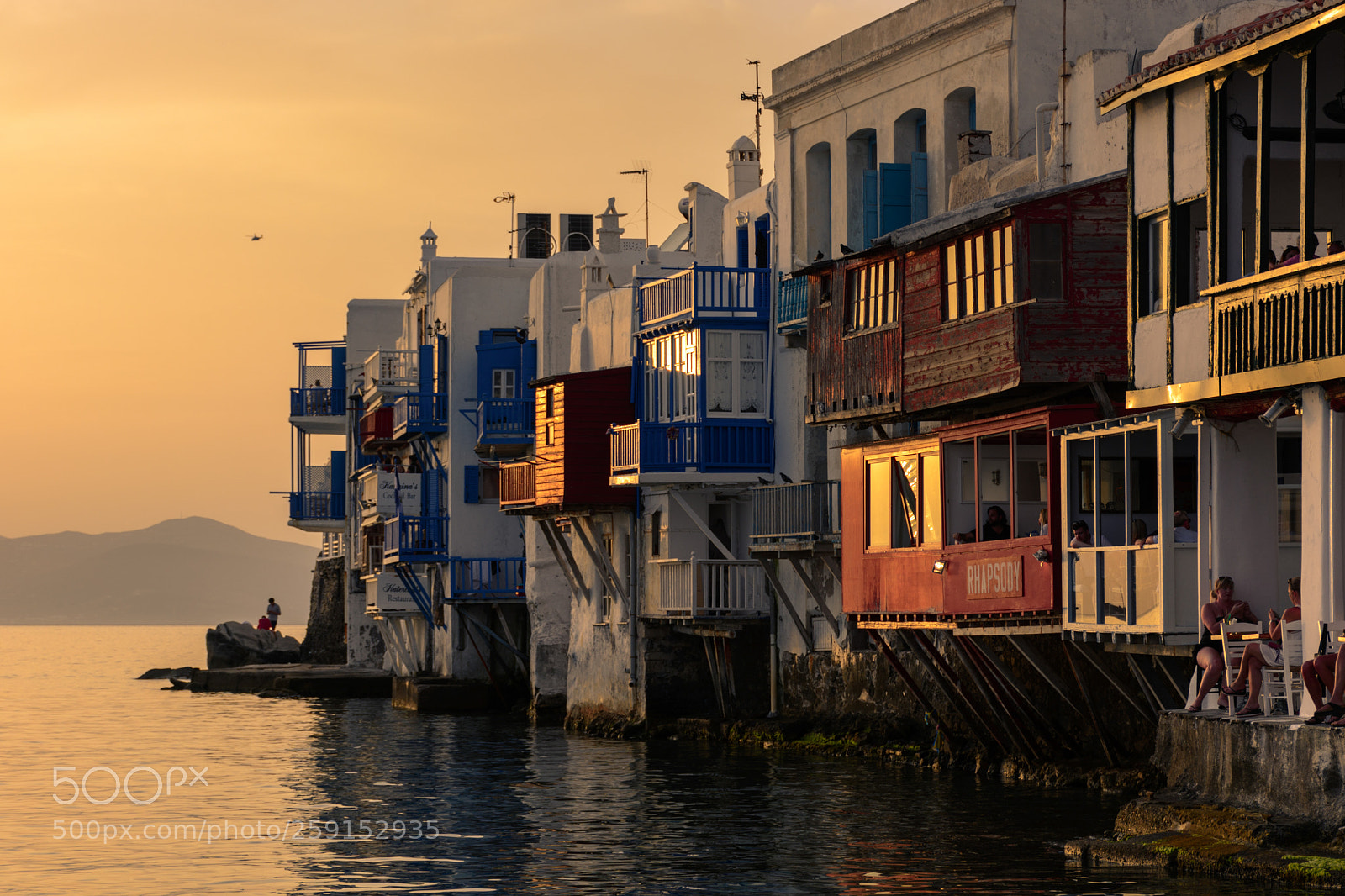 Nikon D7100 sample photo. Liitle venice of mykonos photography
