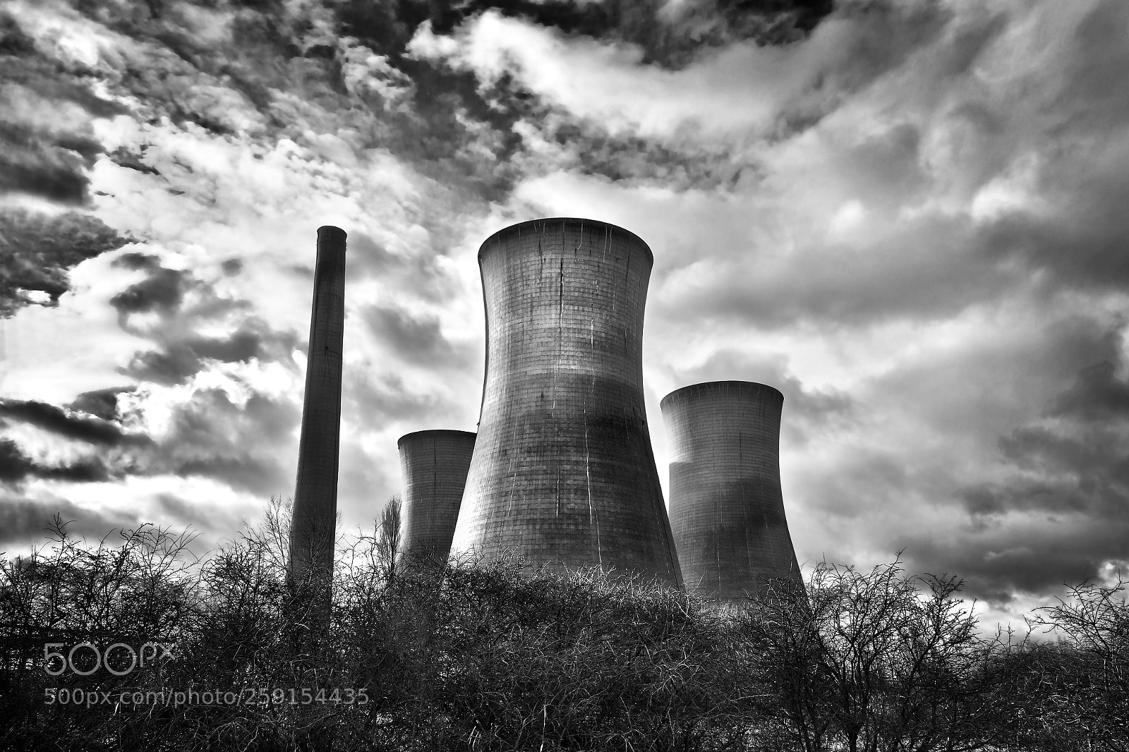 Canon EOS 7D sample photo. Richborough power station photography