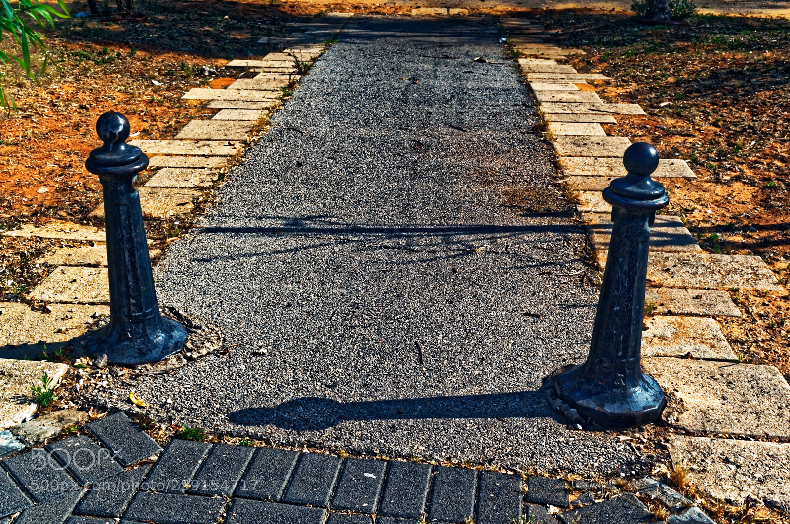 Nikon D5300 sample photo. Two black poles and photography