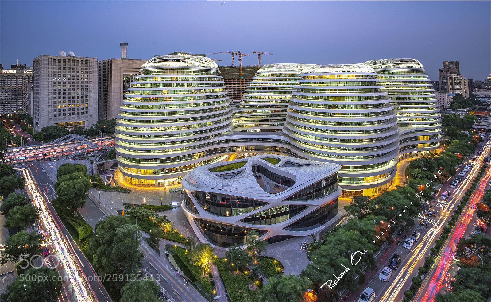 Sony a7R III sample photo. Galaxy soho of beijing photography