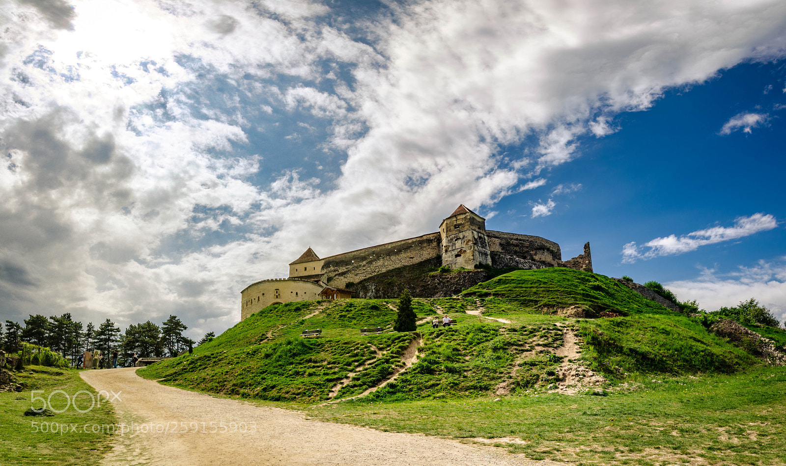 Nikon D5100 sample photo. Rasnov fortress photography