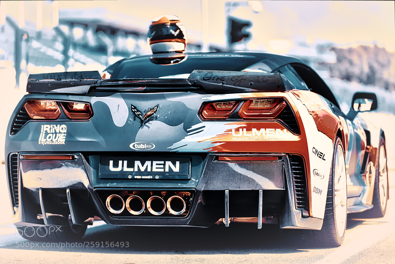 Sony a7R III sample photo. Corvette retro tt circuit photography