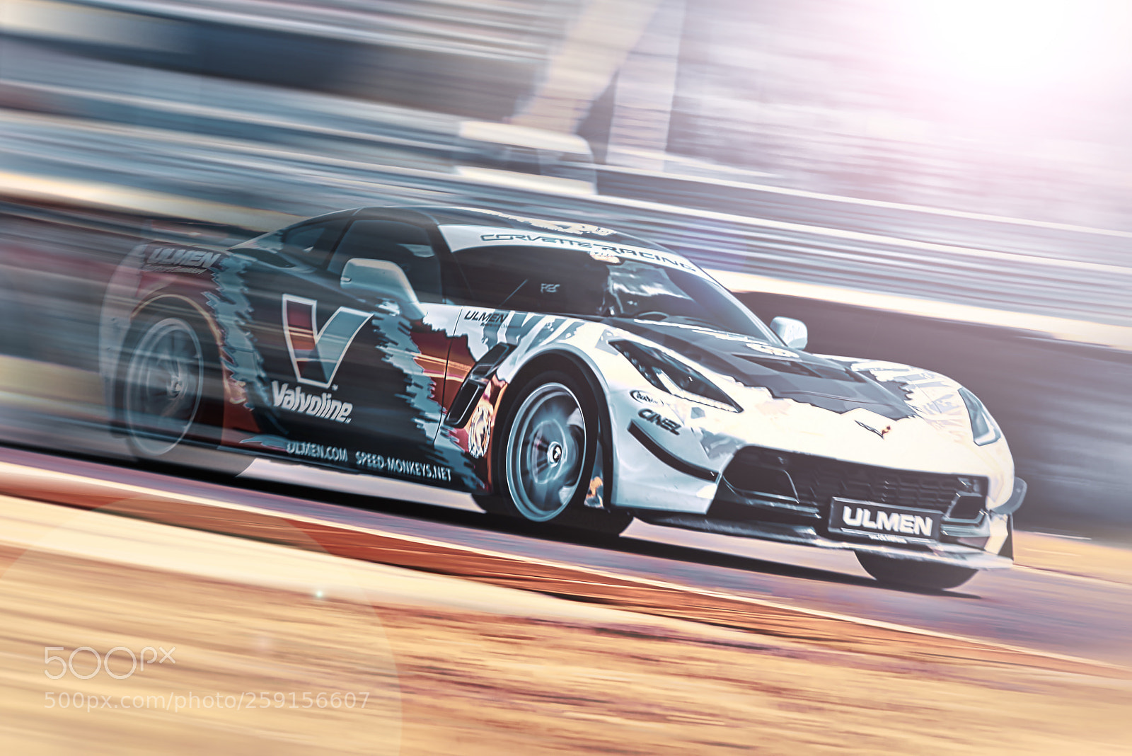 Sony a7R III sample photo. Corvette retro tt circuit photography