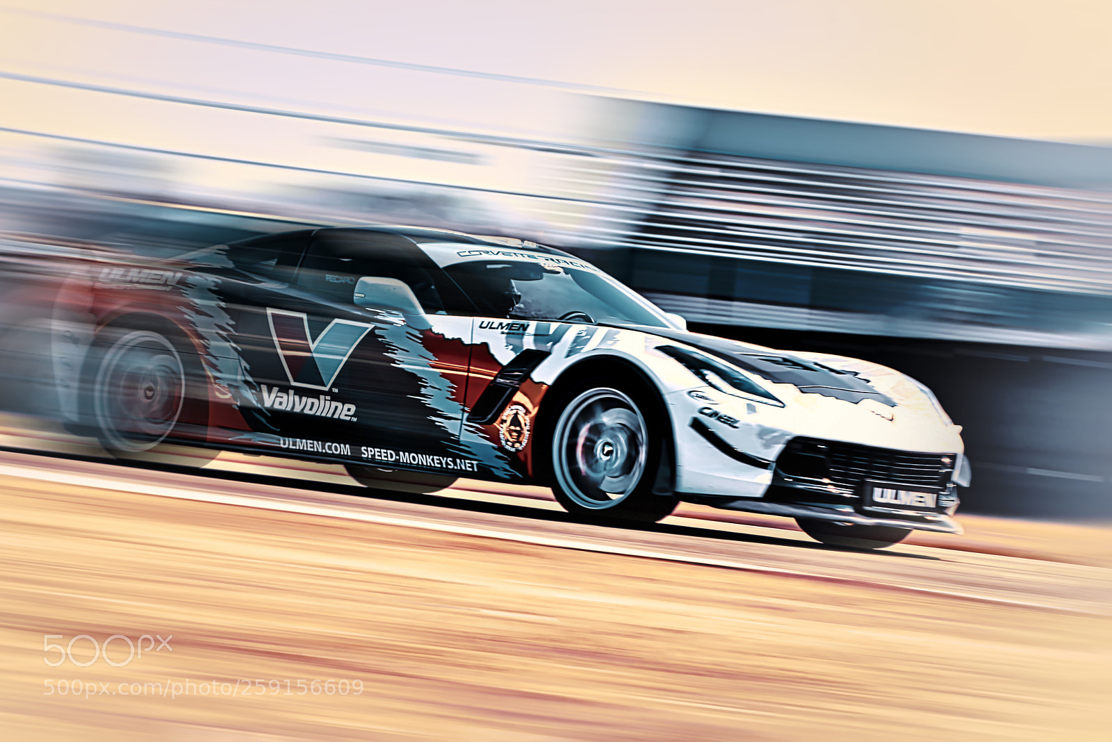 Sony a7R III sample photo. Corvette retro tt circuit photography