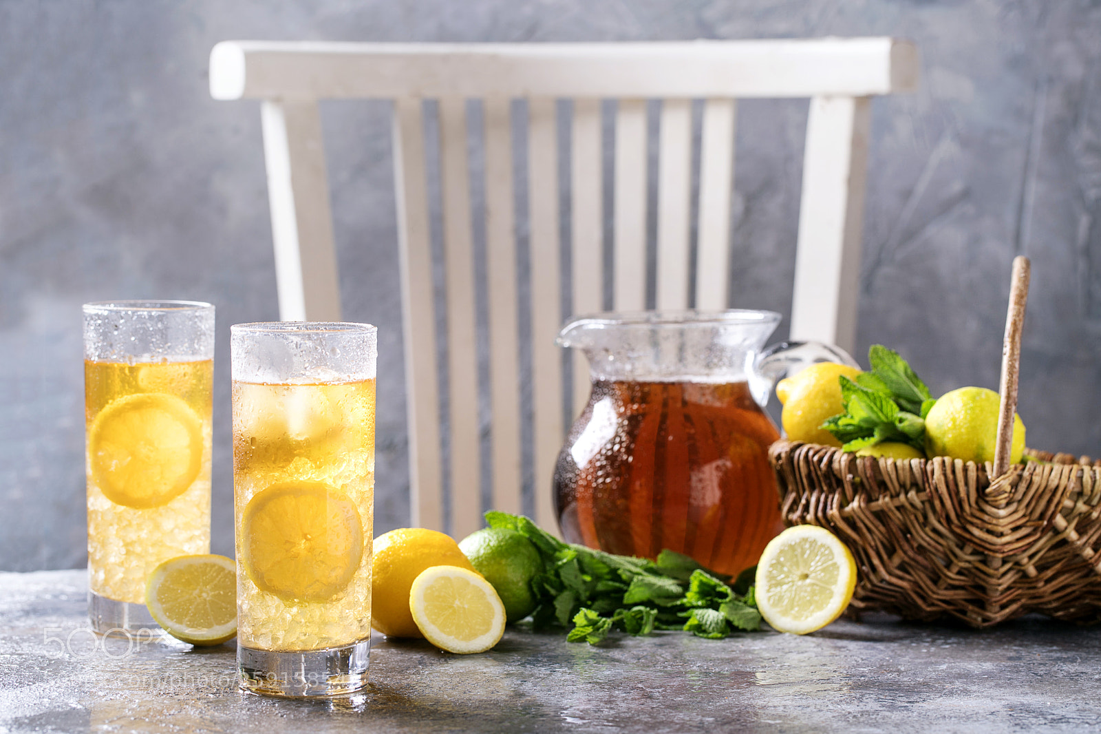 Canon EOS 6D Mark II sample photo. Home made ice tea photography
