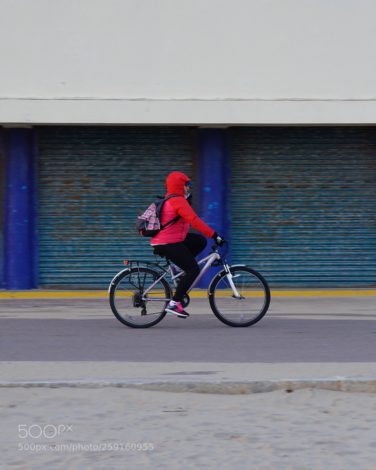 Sony a6000 sample photo. Red jacket photography