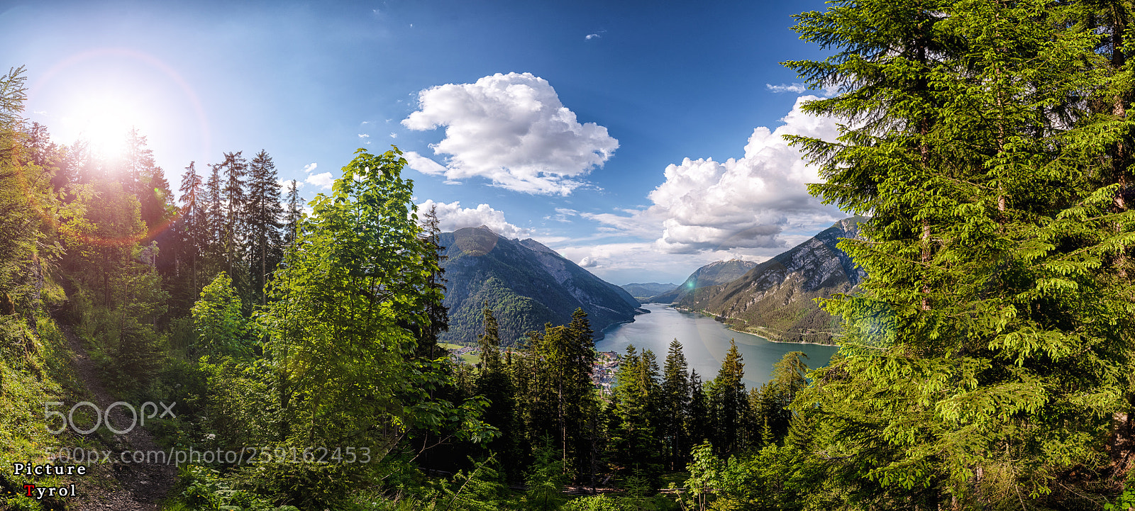 Nikon D750 sample photo. Blick über den achensee photography