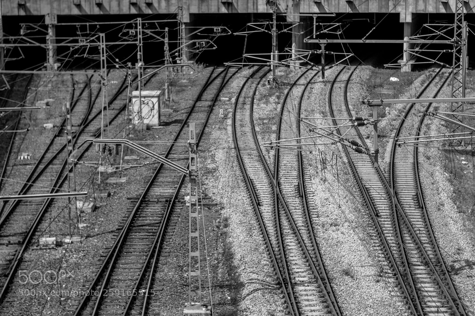 Nikon D3400 sample photo. Vias del tren photography
