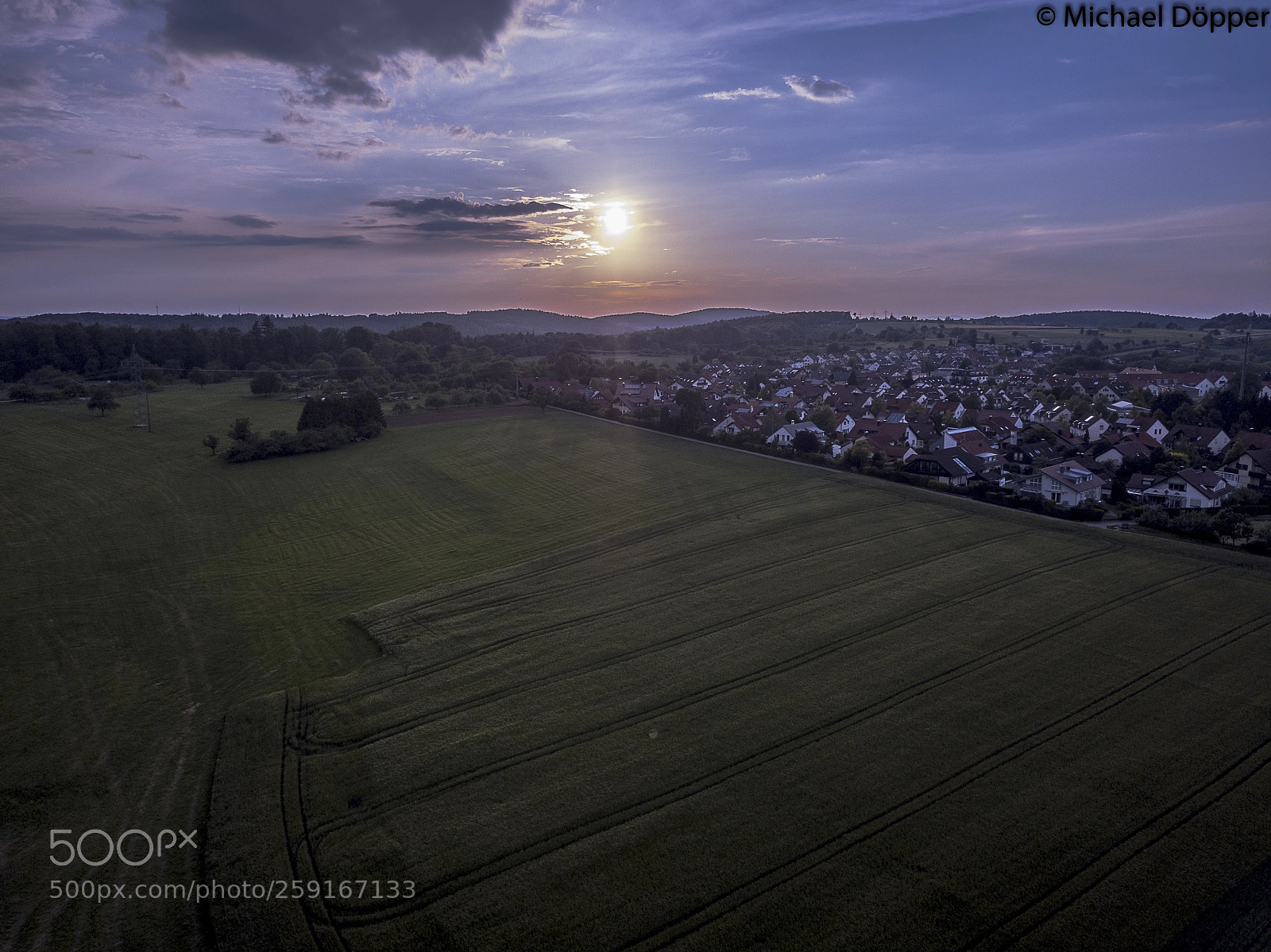 DJI FC220 sample photo. Sunset photography